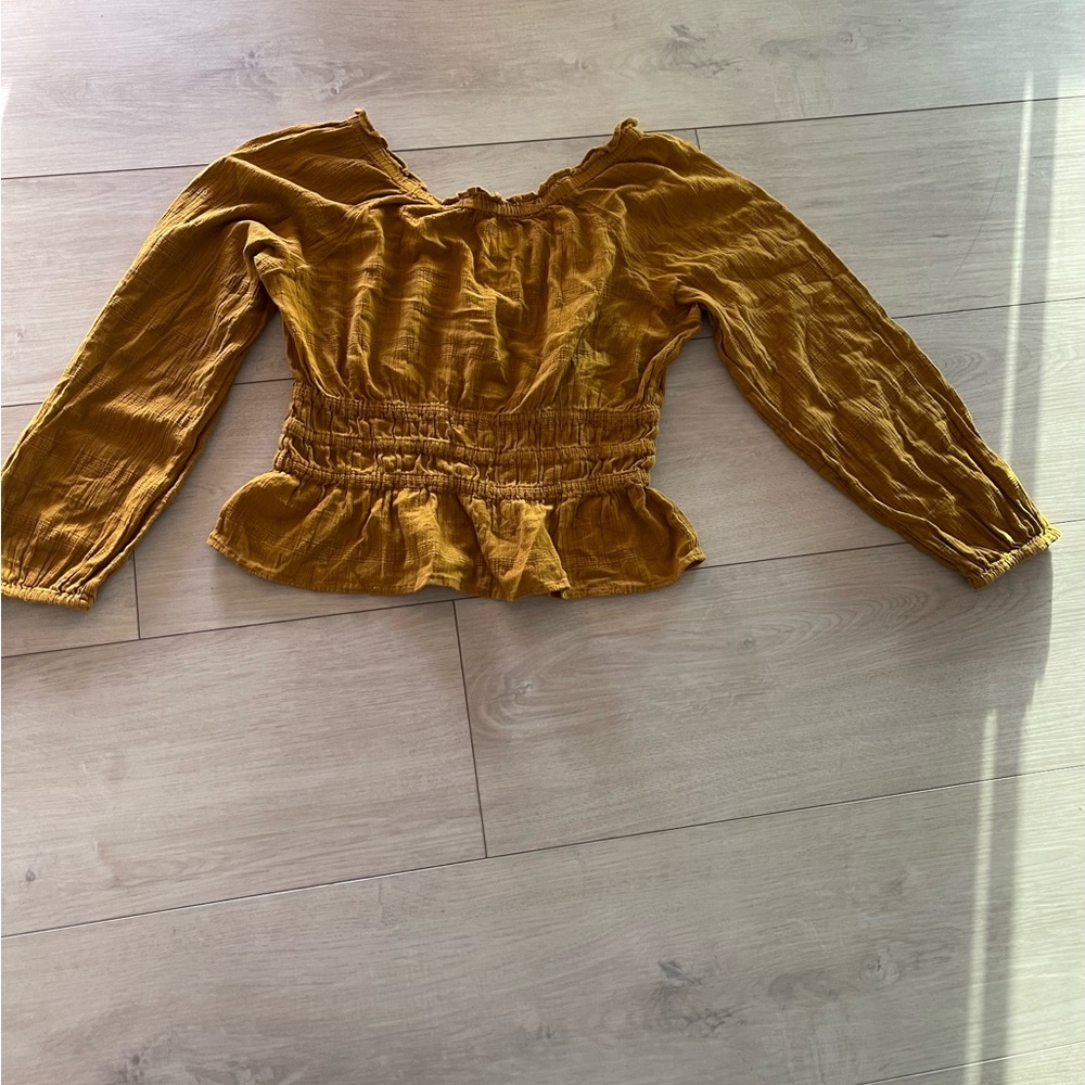 Madewell Golden Cotton Top
